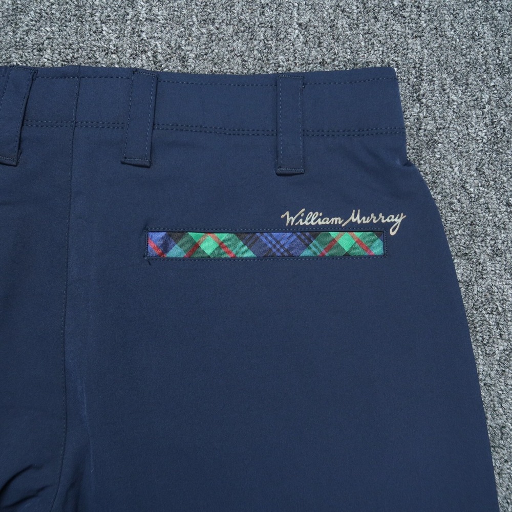 William Murray Pants Mens 30x33 Blue Performance 5 Pocket‎ Chino Stretch Wicking - Picture 6 of 11